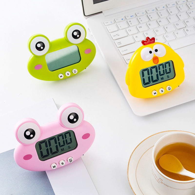 计时器儿童秒表时间管理学生考研做题闹钟学习静音表倒定时提醒器
