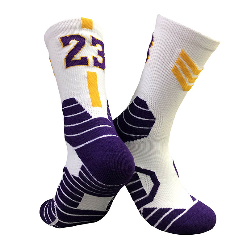 男士专业篮球袜训练长筒袜男实战运动袜子加厚吸汗毛巾底球袜批发