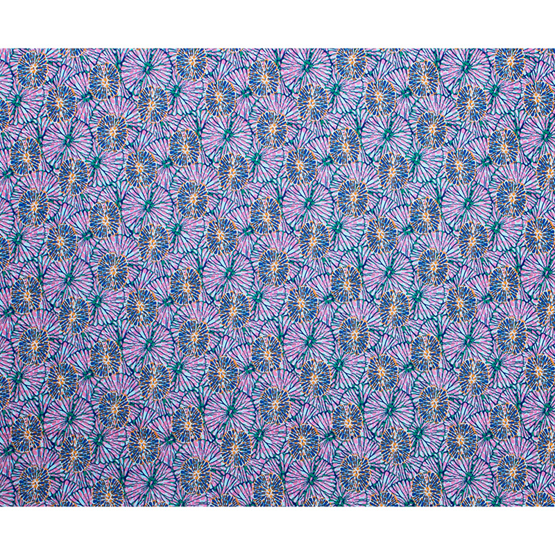 Foreign Trade Polyester African Printed Cloth Cerecloth African Polyester Duplex Printing Fabric African Ethnic Clothing Fabric