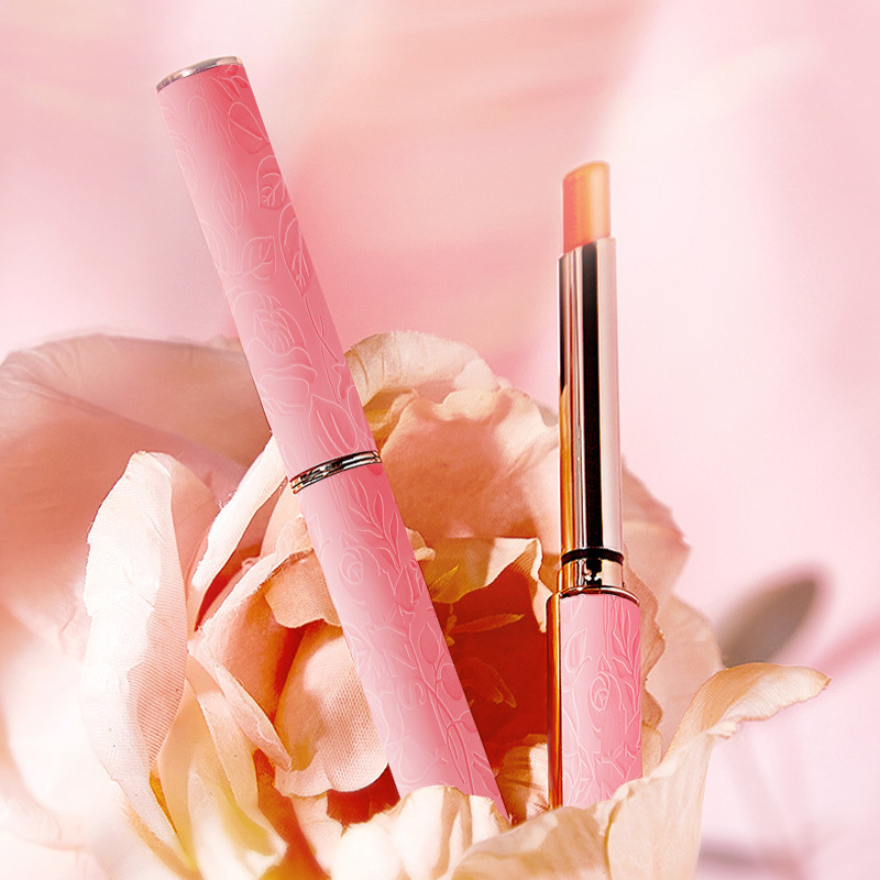 yzs小裸粉温变口红温变唇膏保湿补水润唇膏变色滋润小细管口红