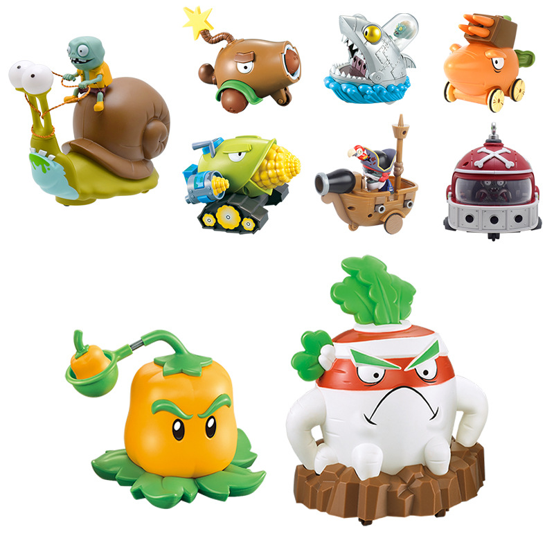 新款 植物大战僵尸玩具 动漫手办模型玩具 南瓜投手儿童塑胶玩具