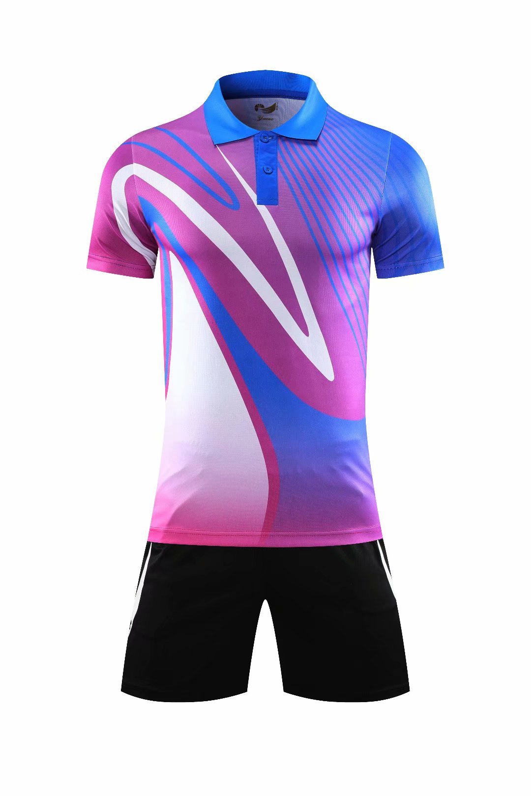 夏季成人男女羽毛球服炫彩运动套装儿童比赛队服球衣训练服-阿里巴巴