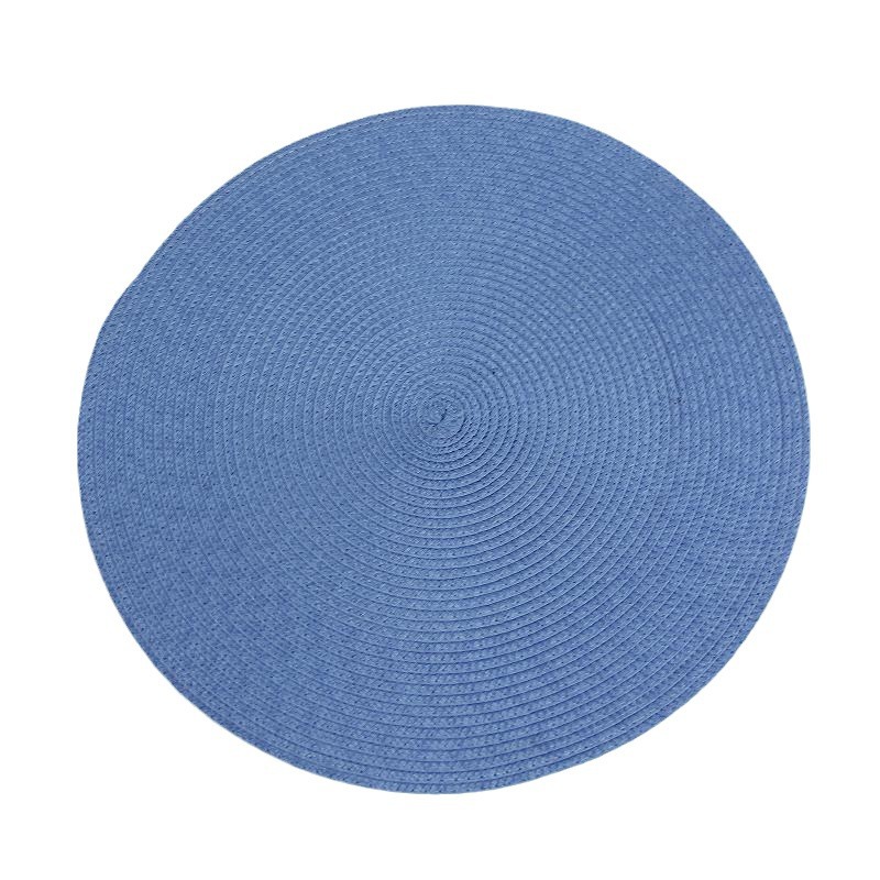 Pp Handmade Woven Placemat Heat Proof Mat Table Oil-Proof Mat Plate Mat Bowl Coaster Cup Coaster European and American Japanese Home Decoration