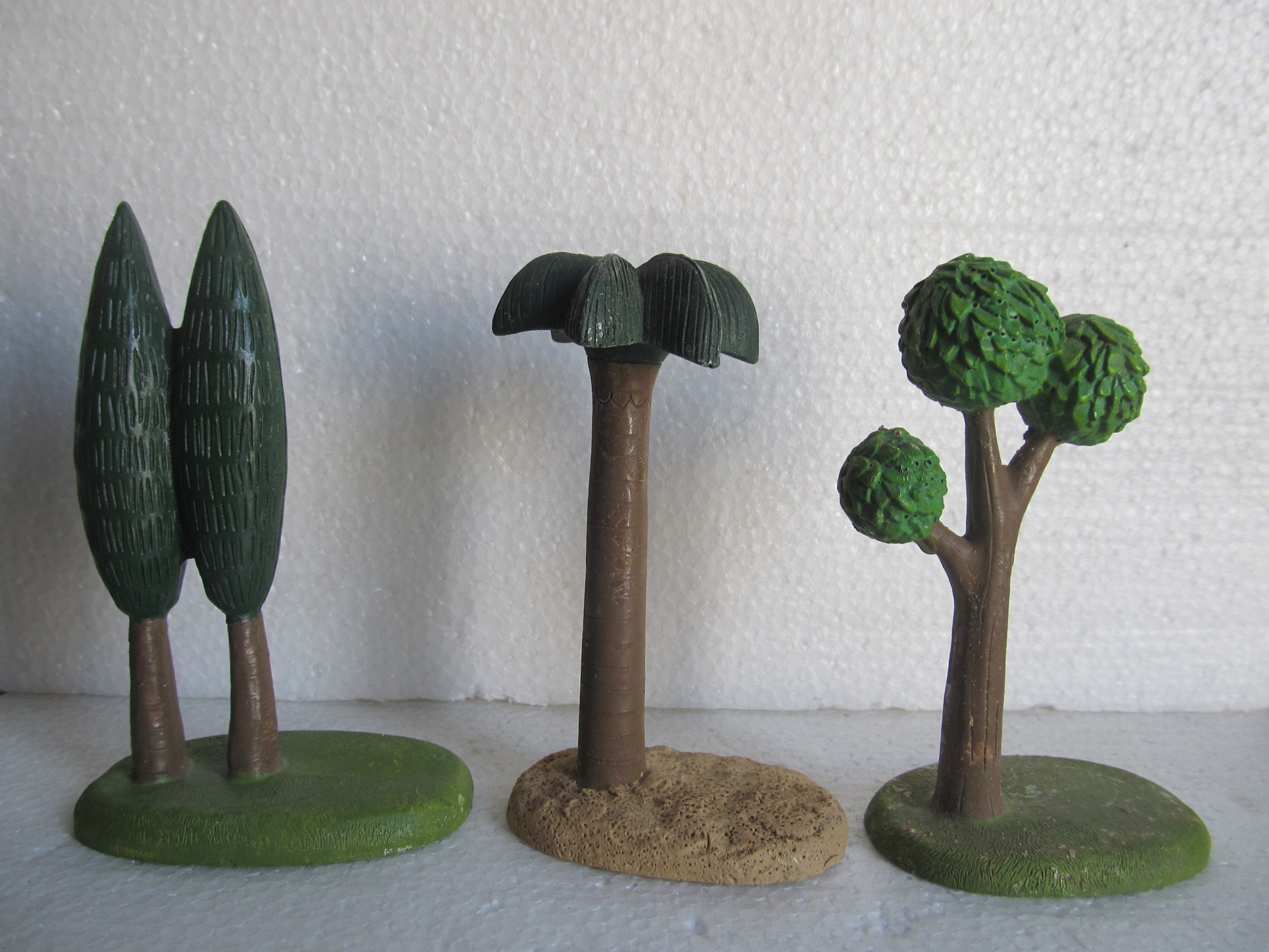 心理沙盘沙具配件箱庭游戏树盆景椰树3款4370库存0580批发15359