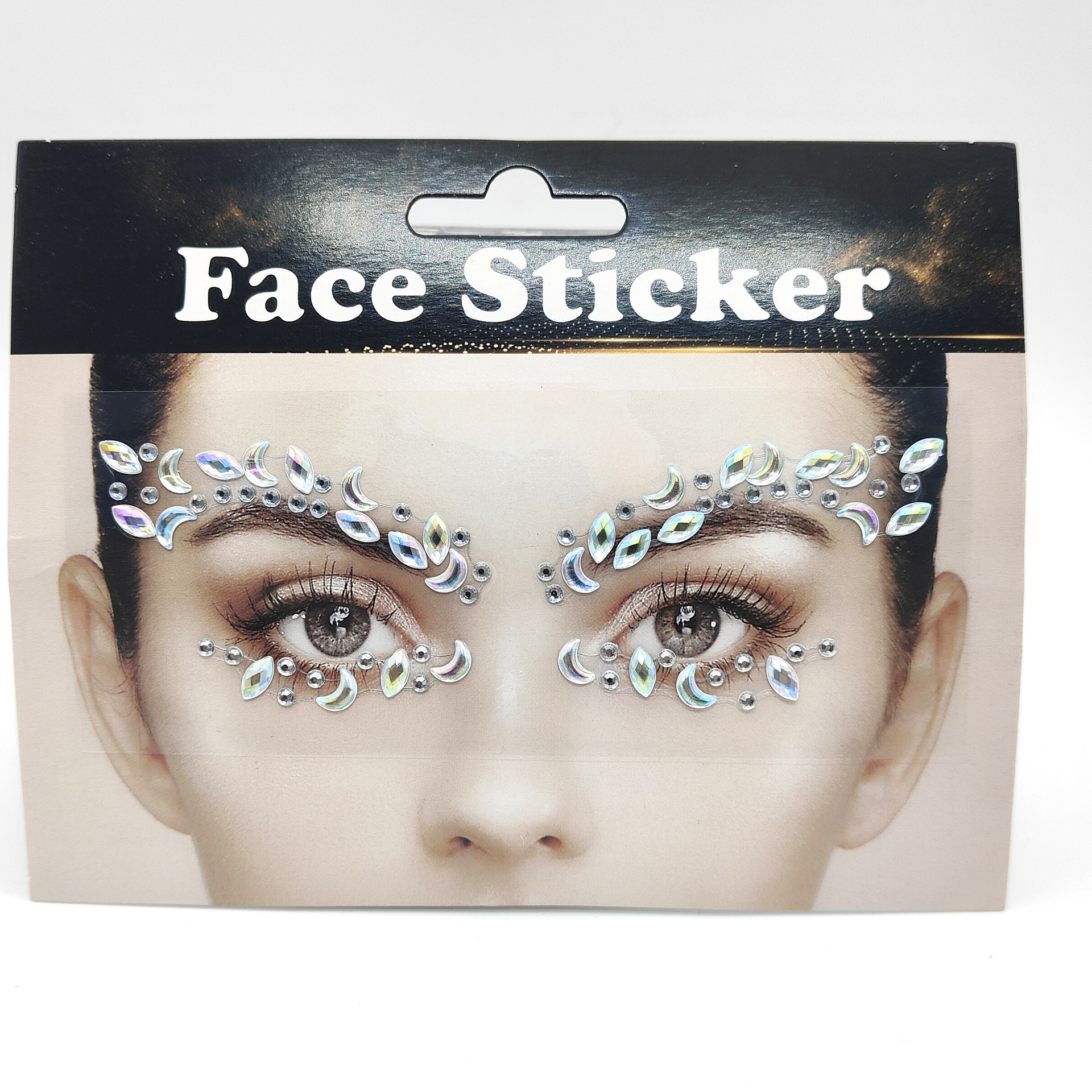 Face Pasters Bindi Eye Pad Diamond Sticker Acrylic Diamond Face Pasters Masquerade Show Face Decoration Rhinestone