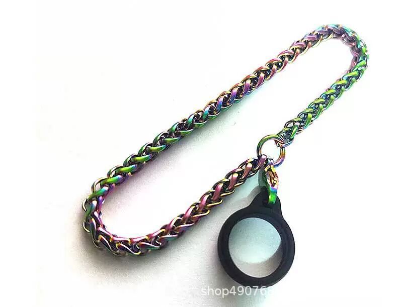 悦ke1代烟杆手链relx柚子二代链子魔笛非我绿萝电子烟具钛钢挂链