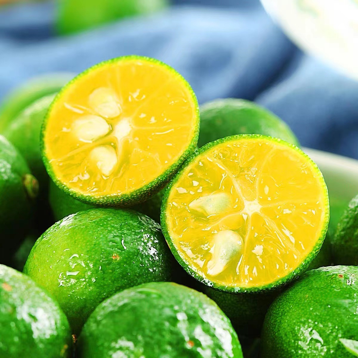 海南金桔柠檬小青桔青柠檬青柠1斤2斤3斤5斤装果园小金桔一件代发