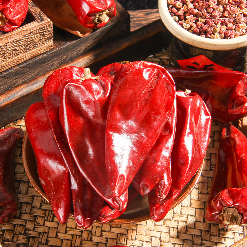 大板椒500g板椒不辣特香辣椒铁板椒大盘鸡北京红新疆板椒红油油泼