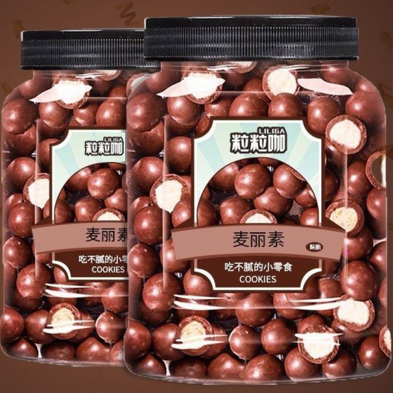 批发裸装黑巧克力豆夹心零食网红休闲小吃零食g跨境电