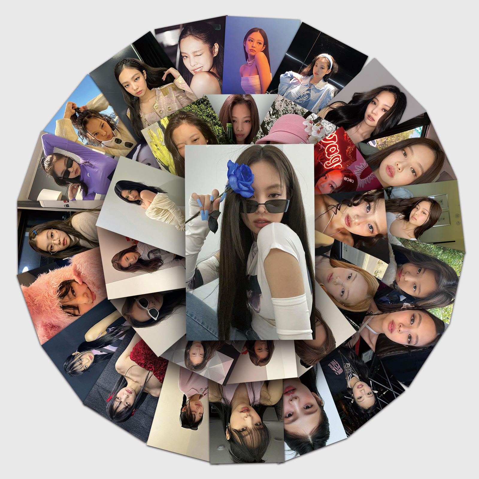 53张jennie金智妮涂鸦贴纸明星blackpink贴纸diy手机壳行李箱贴纸