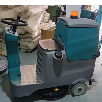 德克威诺驾驶式单刷电瓶洗地机mt560车库工厂车间商务楼地面清洗