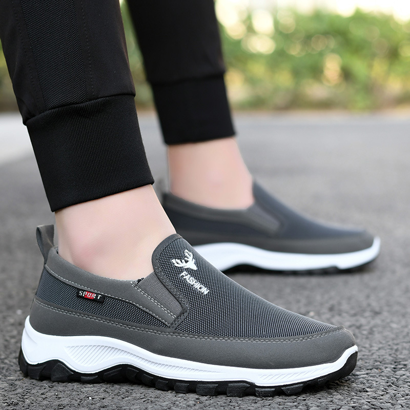 [New April] Flying Woven Walking Shoes Comfortable Breathable, Non-Slip, Wear-Resistant Soft Bottom Soft Surface Jogging Shoes Work Shoes
