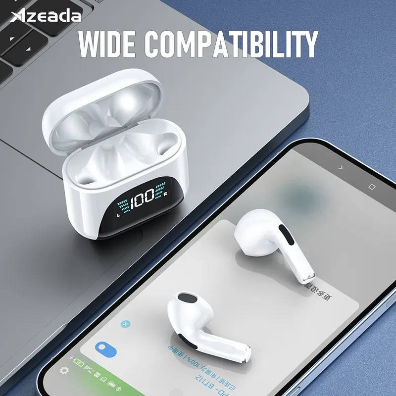 New X50 Bluetooth Earphone in-Ear Fans Compact Tws Binaural X60 Power Display Noise Reduction Cross-Border Good-looking