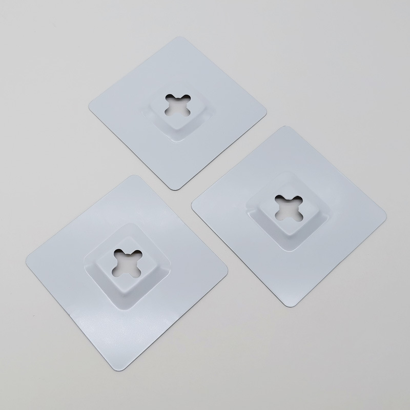 方形玻璃挂片吸盘铁片影楼相框挂钩创意隐形墙壁挂无框画玻璃挂片