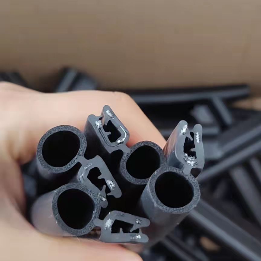 机柜密封条 配电箱防水密封条 u型顶泡小口型配电箱电机柜密封条