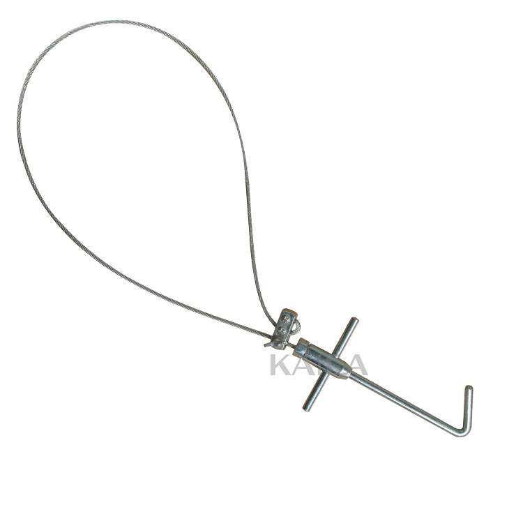 套猪器 钢丝绳套抓猪保定器套猪嘴打针兽用器械宠物定器 猪场设备