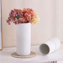 蜀门现代陶瓷花瓶水养鲜花装饰干花客厅餐桌电视柜插花摆件花器