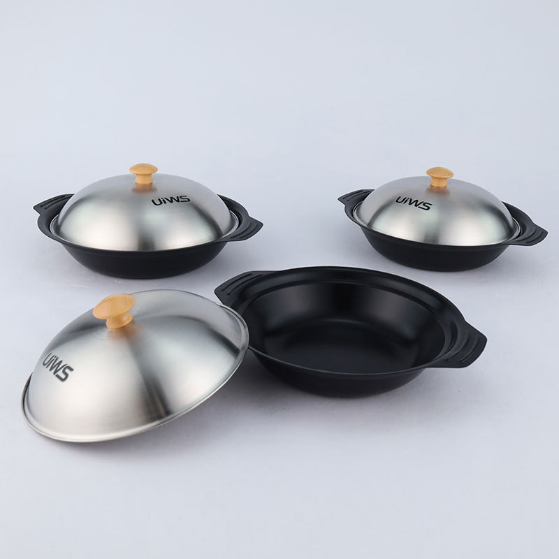 跨境货源精铁御品煲 商用黄焖鸡砂锅燃气灶适用煲仔饭焖煮饭锅煲