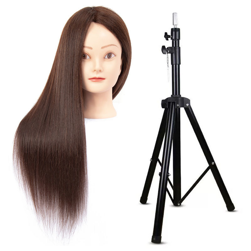 头模假发模练习编发盘发化妆造型模特头高温丝公仔教习假人