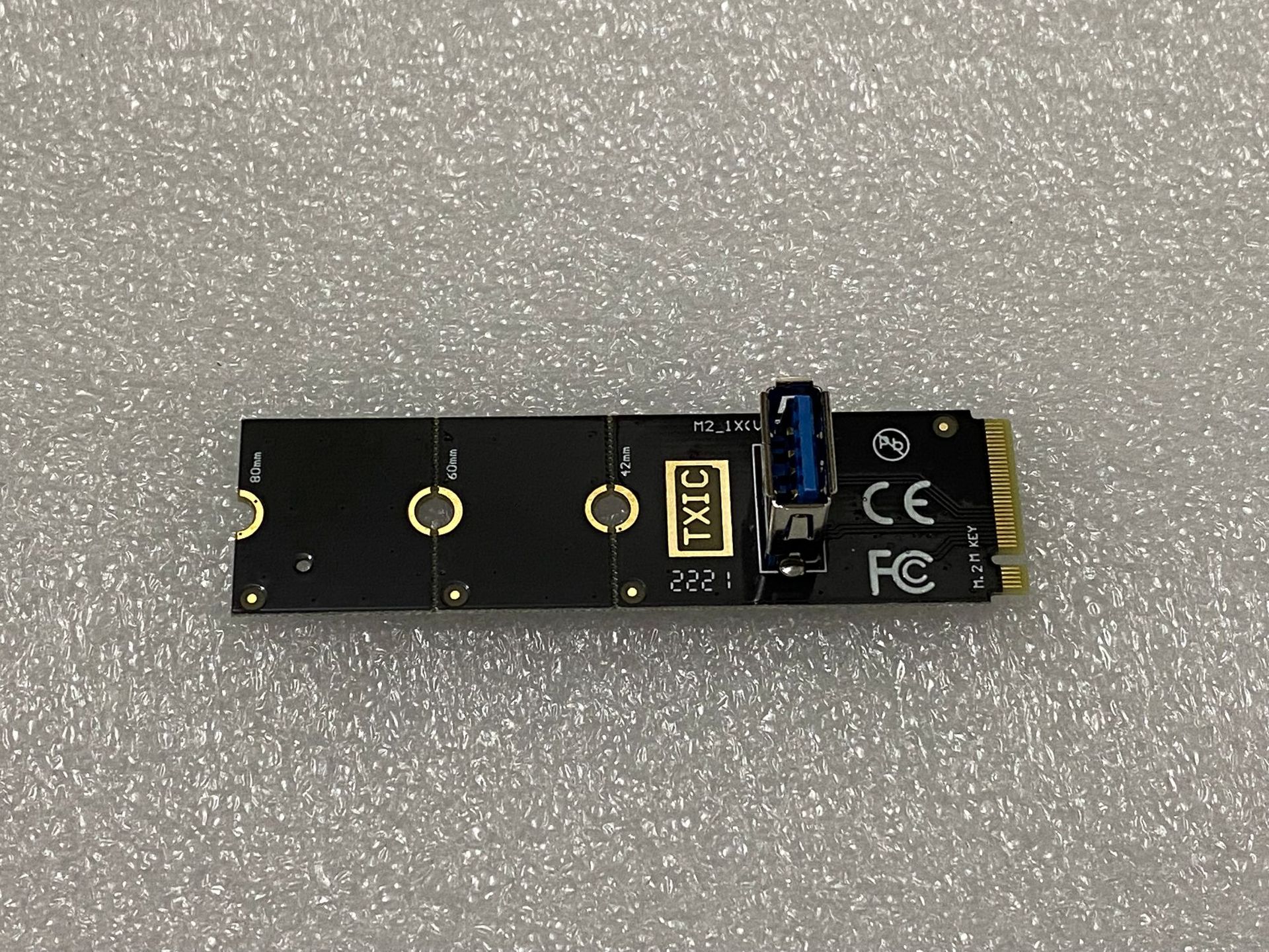 ngff转pci-e转接卡主板m2插槽口转pcie扩展显卡转接卡 usb3.