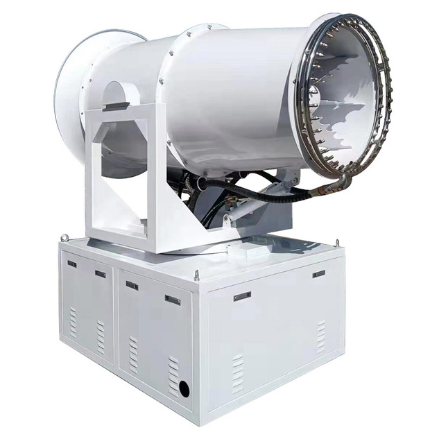 煤矿砂石料厂60米除尘喷雾机港口抑尘大型远程100米 工业雾炮机