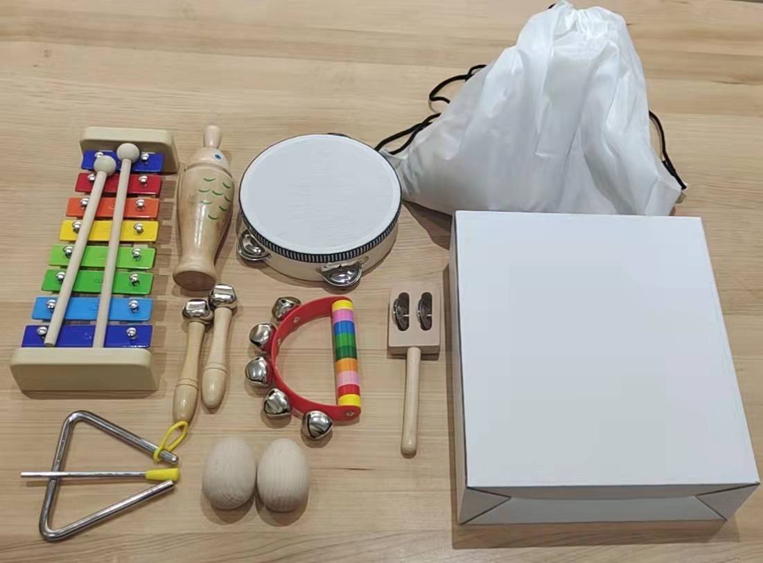 奥尔夫木质乐器套装儿童打击乐器幼儿园宝宝音乐早教教具