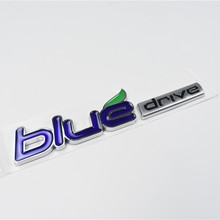 bluedrive车标适用全新途胜叶子板标志翼子板侧标BLUEdrive车标贴