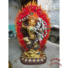 恒林雕塑批发纯铜大型藏传全铜1.5米 作明佛母咕噜咕列佛母佛像