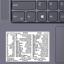 笔记本电脑参考键盘单词快捷键和elel快捷键贴纸