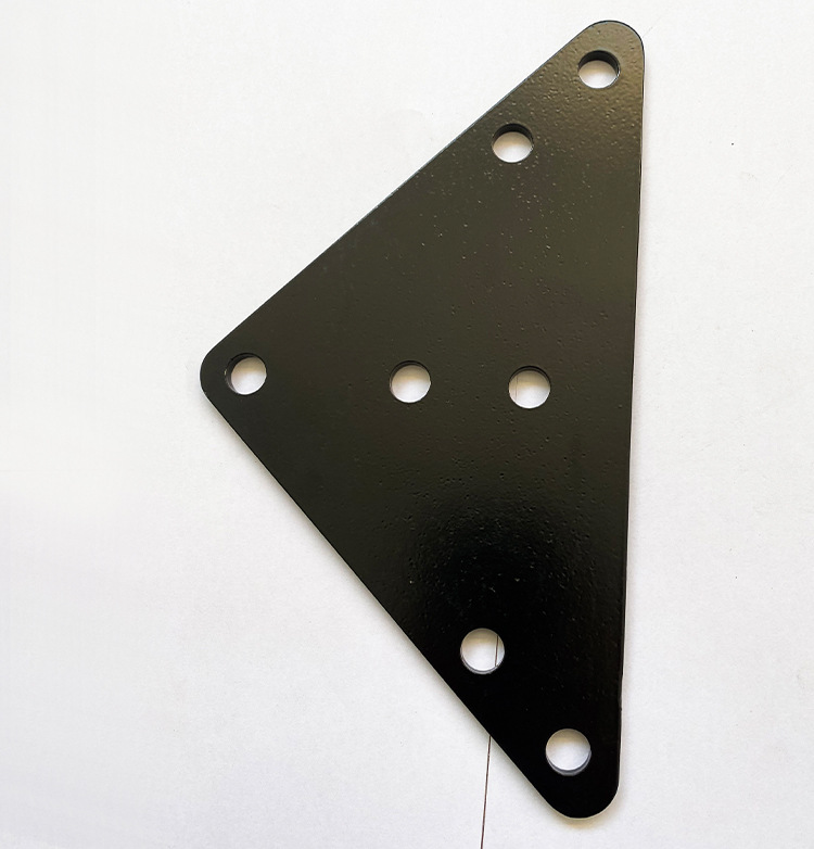 加厚三角铁片平面三角连接件三角形固定连接片床架连接配件批发