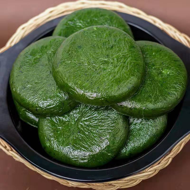 艾粄艾草糍粑糯米糍粑青团艾蒿年糕贵州传统美食特产农家无添加