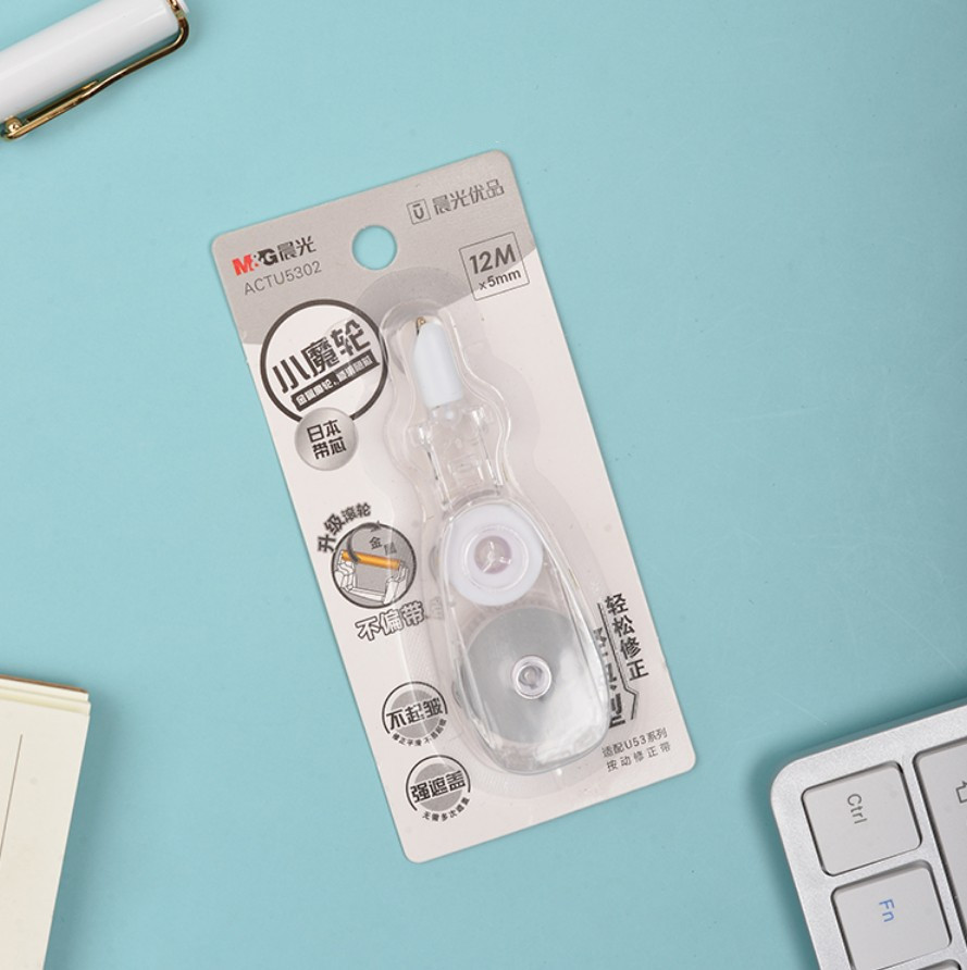 晨光文具actu5302优品修正带替芯学生小魔轮改错带可换芯12m批发