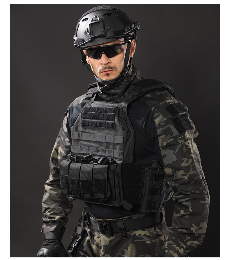 户外真人cs吃鸡大型防护马甲背心武装突击重型作战战术背心批发