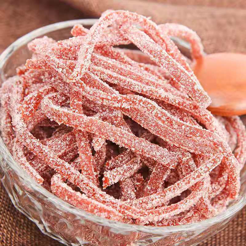 山楂雪丝20斤雪花山楂丝雪丽条酸甜可口厂家直供休闲山楂丝小吃