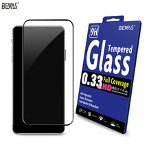 BEVAS适用于iPhone13高清全屏滿版抗蓝光防窥磨砂苹果13Pro钢化膜