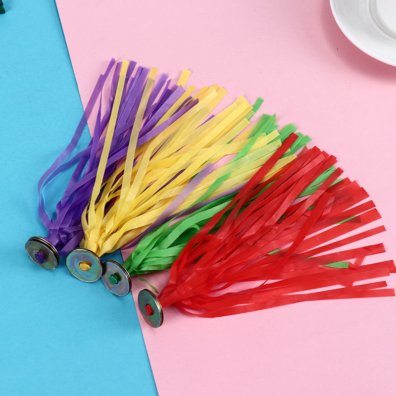 成人纯手工塑料花毽子 彩色塑料毽子 幼儿园手工课塑料毽子包邮