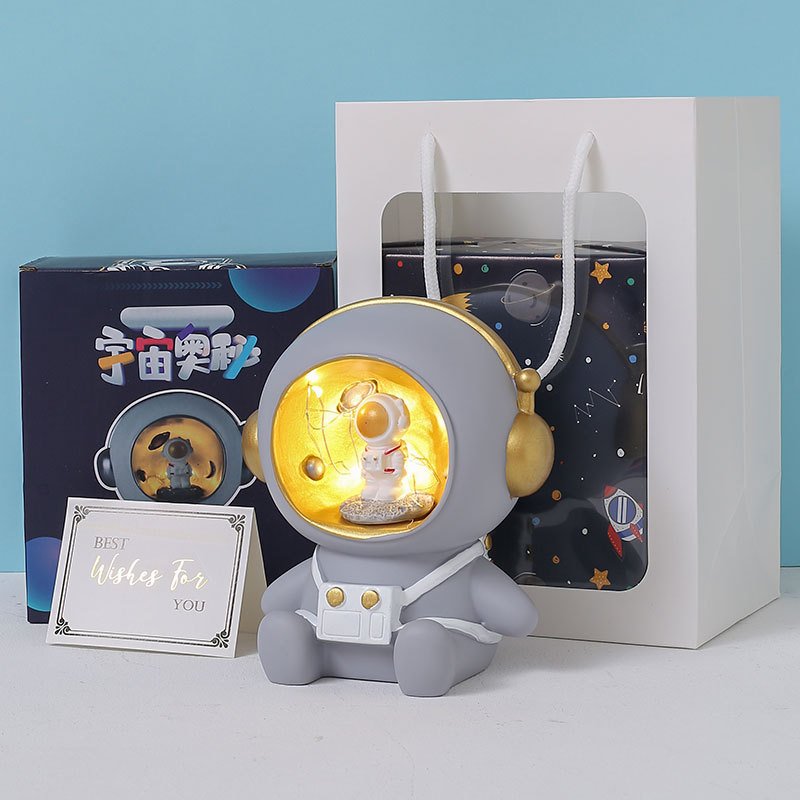 Kindergarten Graduation Gift Creative Astronaut Coin Bank Children's Birthday Gifts Cartoon Ornaments Savings Bank Wholesale