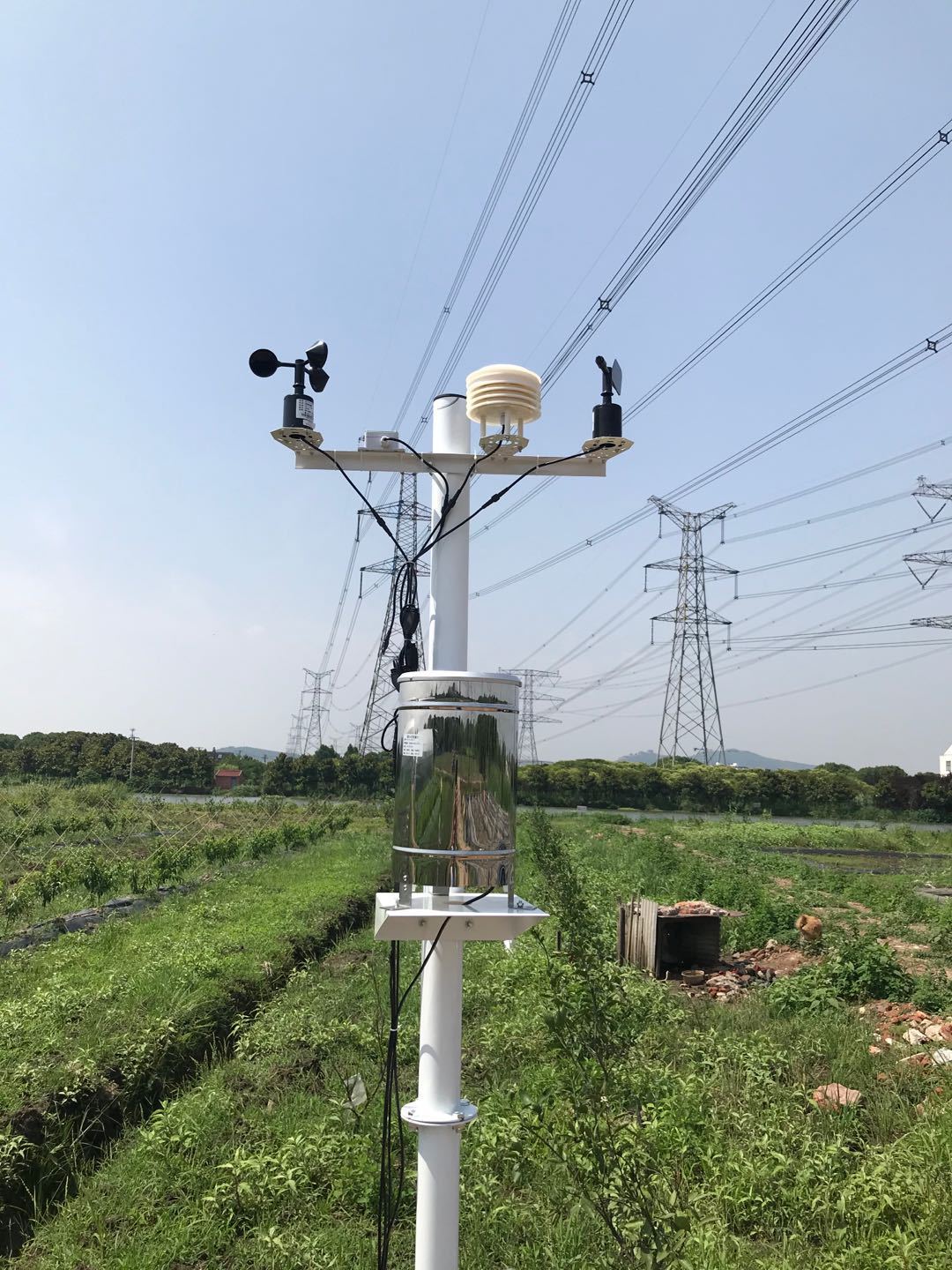 厂家供应 多要素 农场实时室外环境气象站 手机电脑可能实时查看