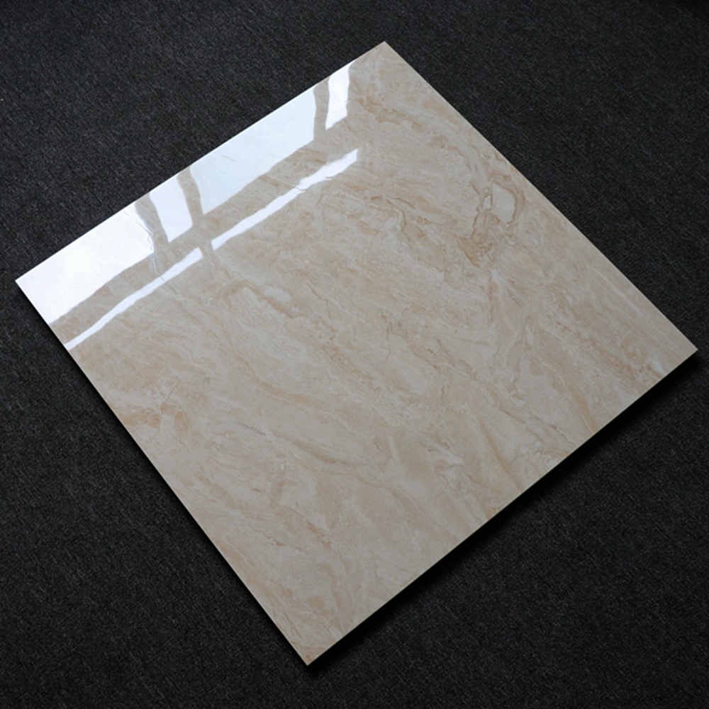 客厅地砖800x800灰色通体大理石纹瓷砖餐厅黄色全抛釉耐磨地板砖-阿里