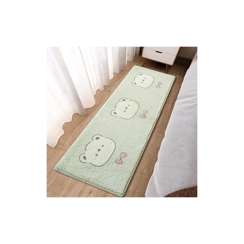 Simple Cartoon Household Machine Washable Cashmere Carpet Lovely Bedroom Bedside Blanket Girl Heart Fluff Living Room Coffee Table