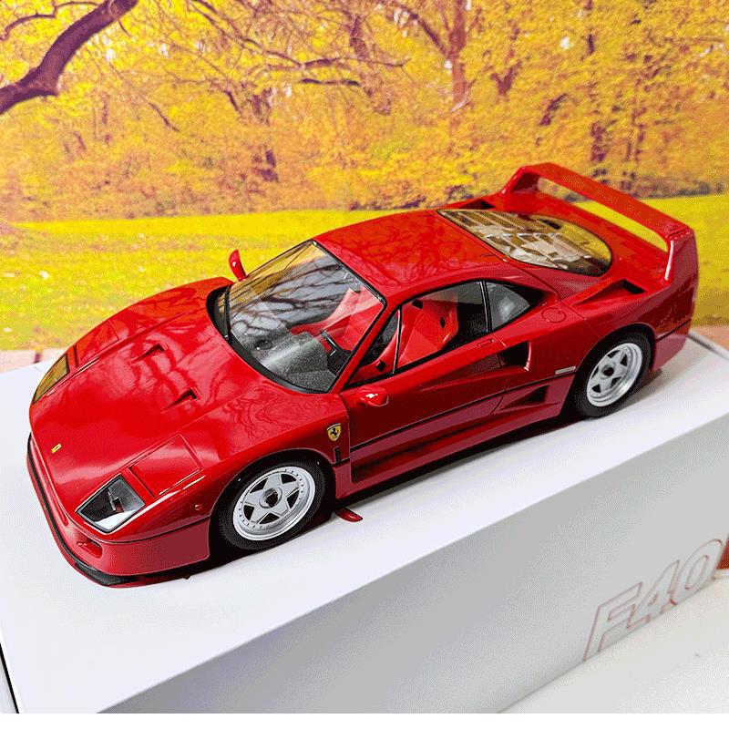 norev 诺威尔 1:12 1987年法拉利ferrari f40红 合金汽车仿真模型