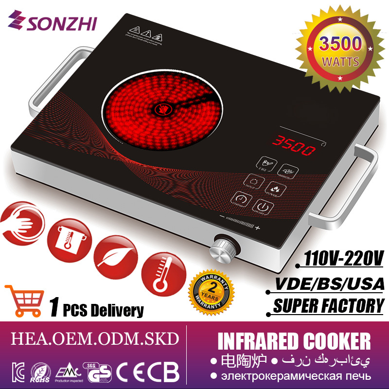 induction cooker Intelligent Electric Ceramic Stove Manufacturers Export Foreign Trade Electrical Appliances Cross-Border Middle East Household Appliances Factory 110V Electromagnetic Oven Cooker