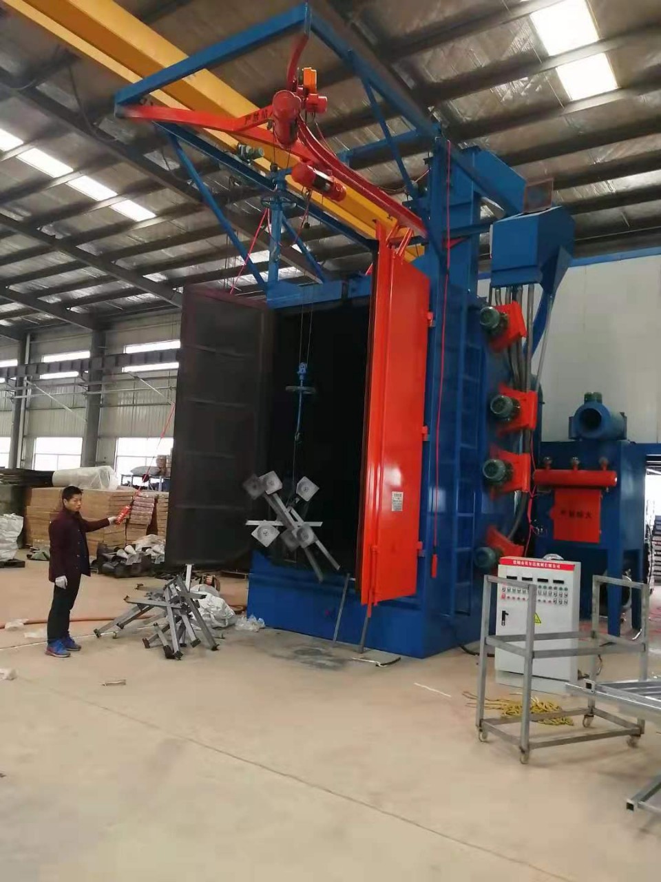 吊挂抛丸清理机