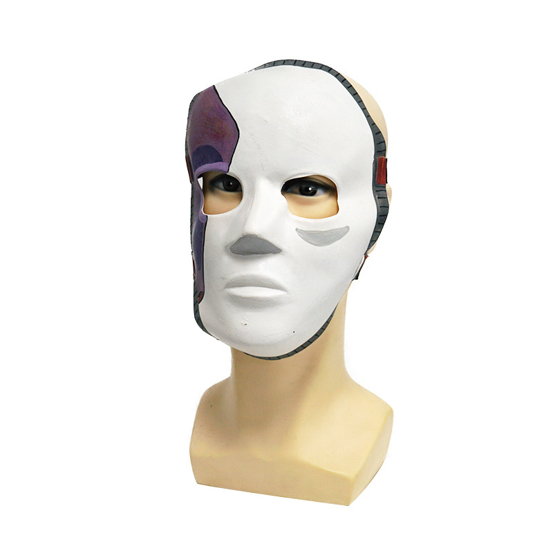 Amazon Hot Sale Sally Face Novelty Latex Mask Role Play Half Face Party Performance Props Wholesale