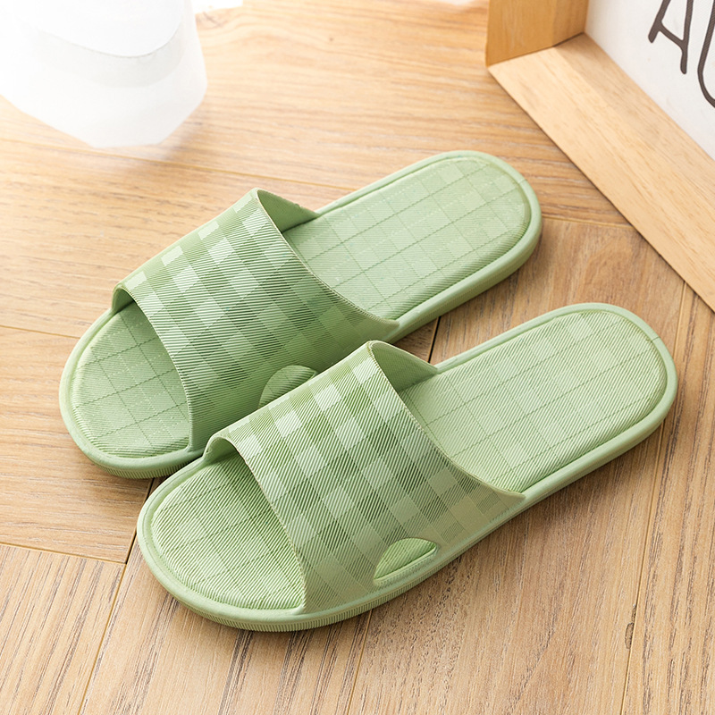 [Customized] New Square Slippers Wholesale Non-Slip Household Bath Homestay Hotel Thick Bottom Sandals