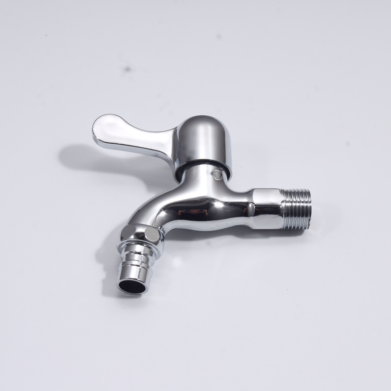 Sanitary Ware Factory Direct Copper Rod Copper Core Washing Machine Faucet High Quality 4 Points Quick Open Single Cold Water Faucet Small Faucet Water Tap