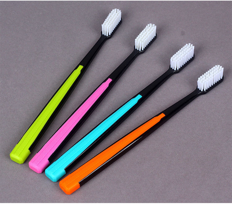 硬毛牙刷超硬去烟渍特硬粗毛成人家用男士特硬毛小头女网红中硬