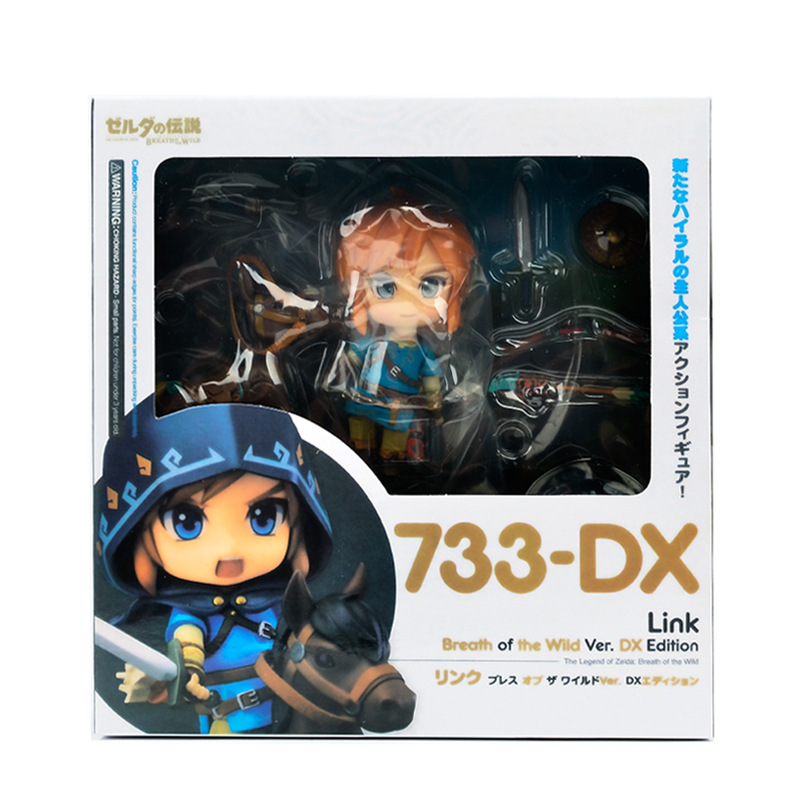 q版gsc 粘土人 塞尔达传说 林克 豪华版 733dx 手办 公仔荒野之息