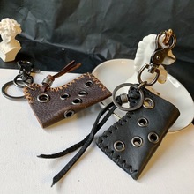 Cowhide lighter holster design models niche bag men receive