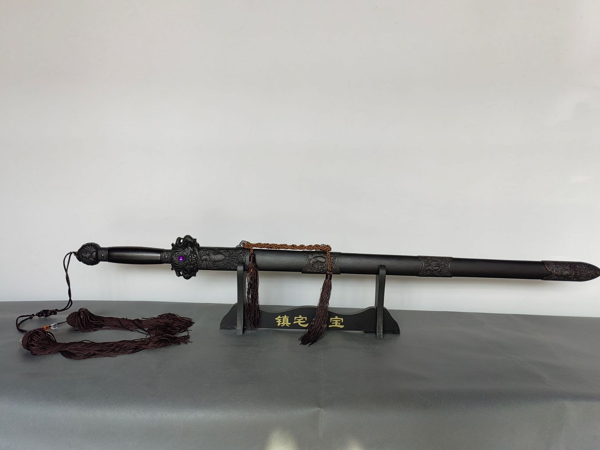 不锈钢仿黑檀凤凰剑